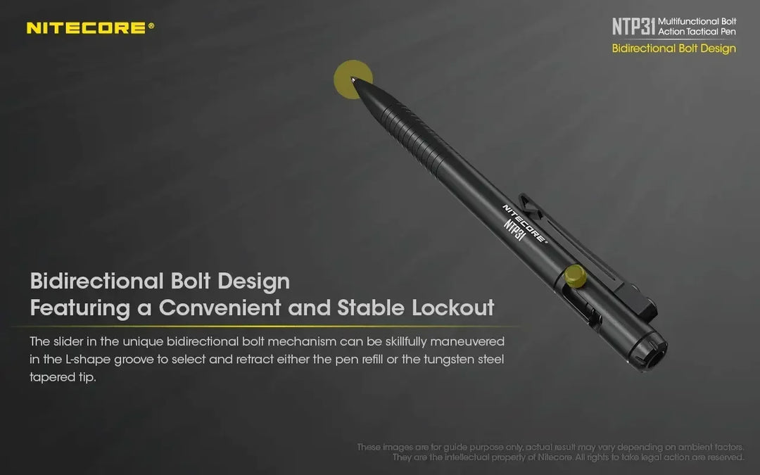 Bolt Action Pen NTP31 - Nitecore Singapore