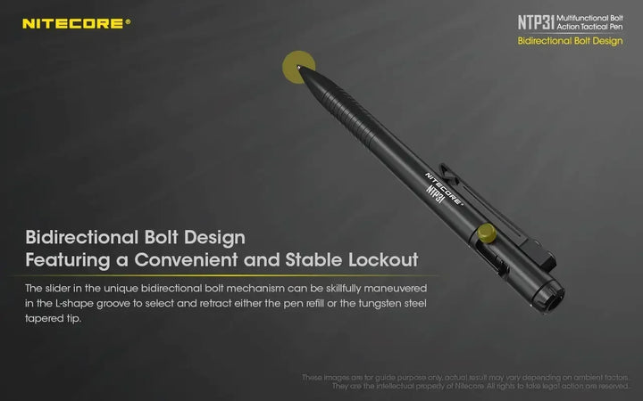 Bolt Action Pen NTP31 - Nitecore Singapore