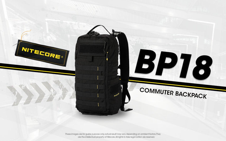 BP18 Modular Backpack - 18L Capacity - Nitecore Singapore