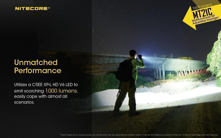 MT21C - 1000 lumens (Bundle) - Nitecore Singapore