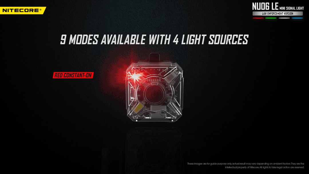 NU06 LE - 15 lumens - Nitecore Singapore