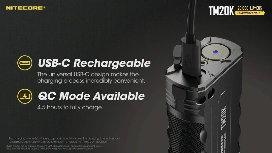 TM20K - 20,000 lumens (Bundle) - Nitecore Singapore
