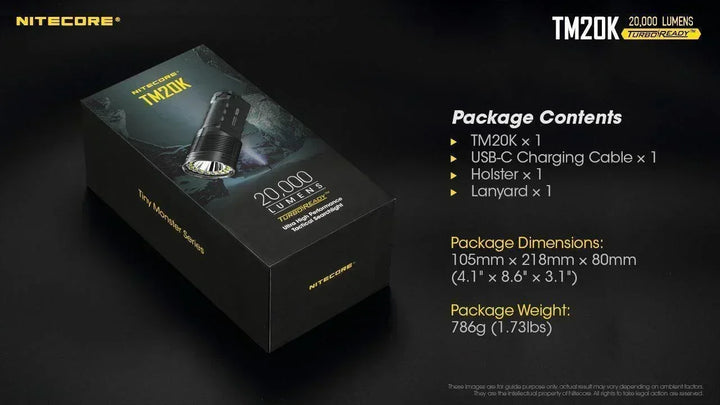 TM20K - 20,000 lumens - Nitecore Singapore
