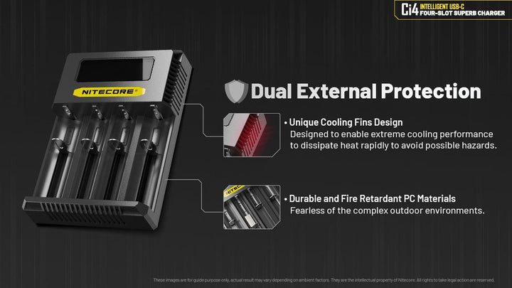 Ci4 Charger (USB-C 3A 18W) - Nitecore Singapore