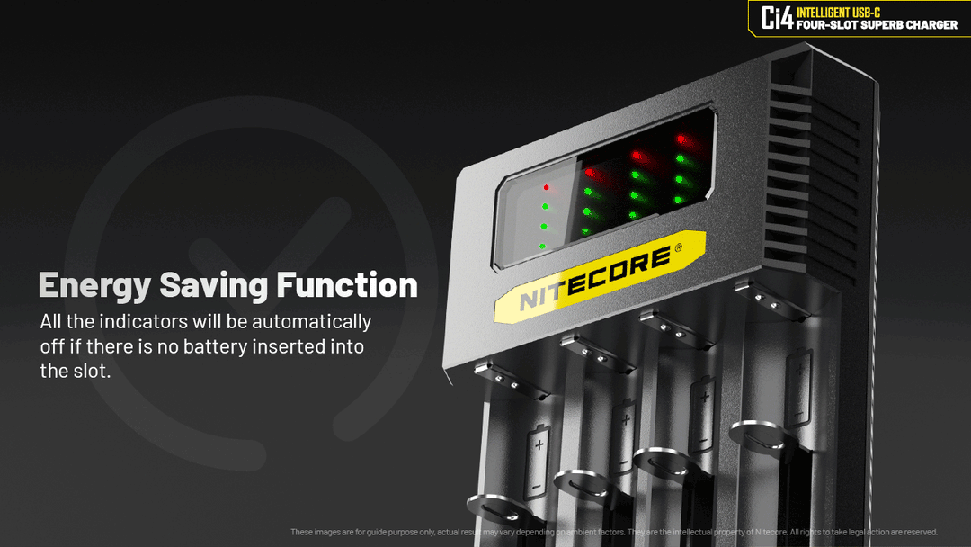Ci4 Charger (USB-C 3A 18W) - Nitecore Singapore