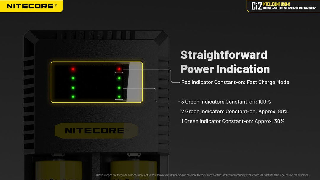 Ci2 Charger (USB-C 3A 18W) - Nitecore Singapore