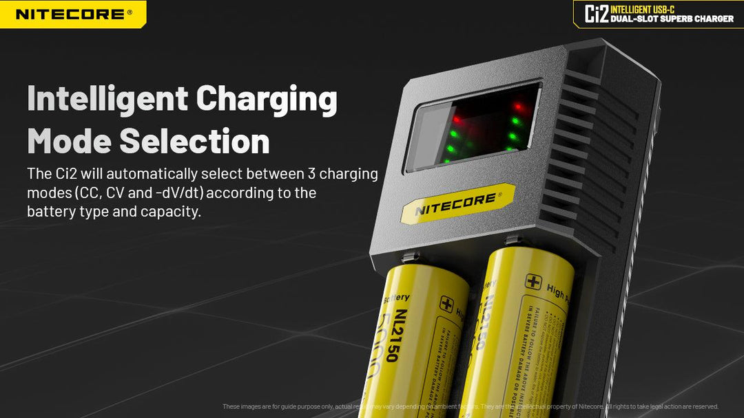Ci2 Charger (USB-C 3A 18W) - Nitecore Singapore