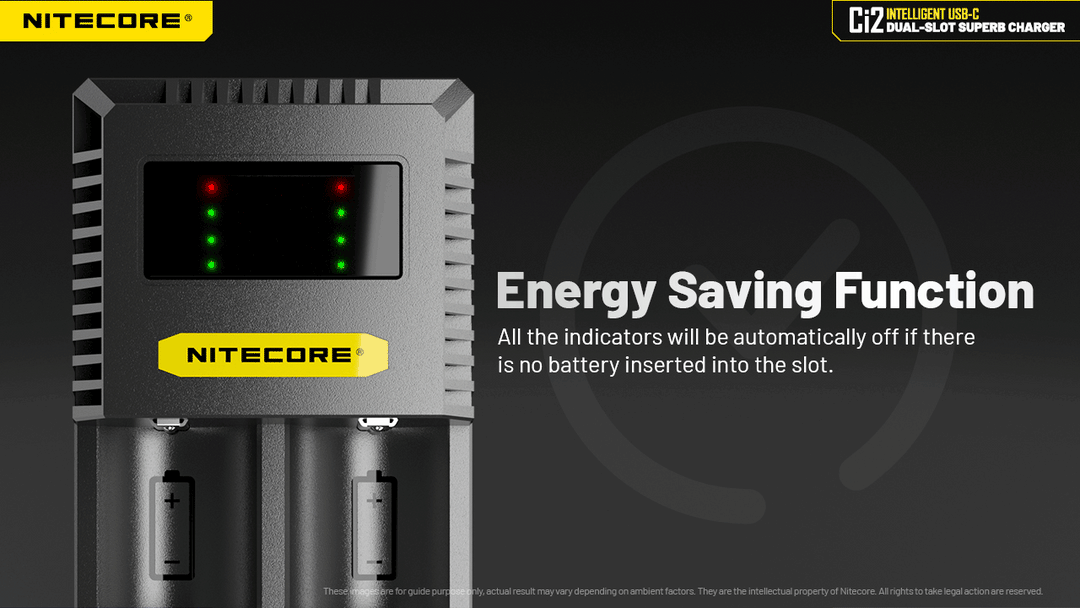Ci2 Charger (USB-C 3A 18W) - Nitecore Singapore