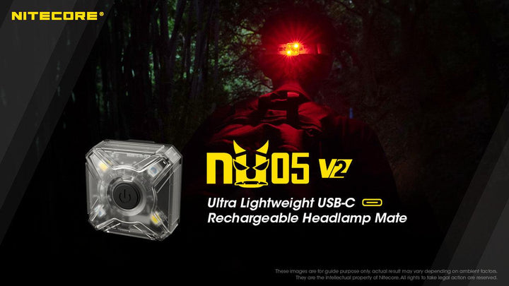 NU05 V2 KIT - 40 lumens - Nitecore Singapore