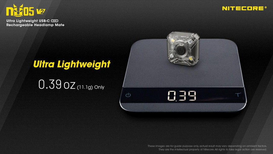 NU05 V2 KIT - 40 lumens - Nitecore Singapore