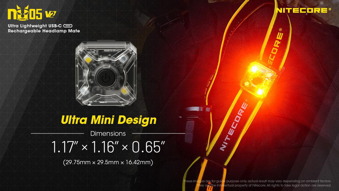 NU05 V2 KIT - 40 lumens - Nitecore Singapore