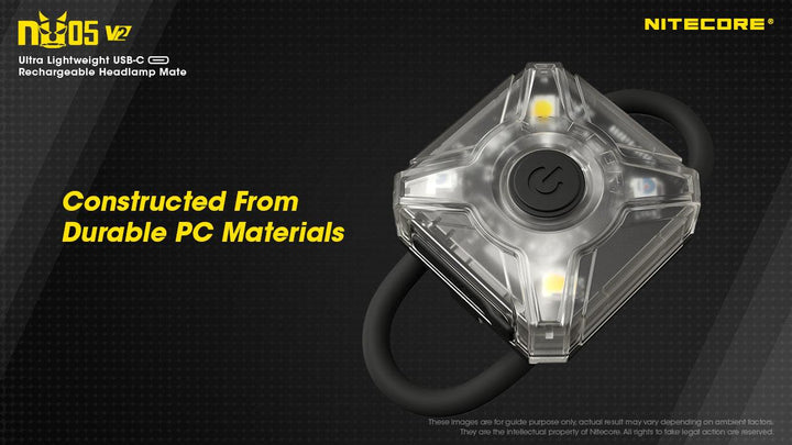 NU05 V2 KIT - 40 lumens - Nitecore Singapore