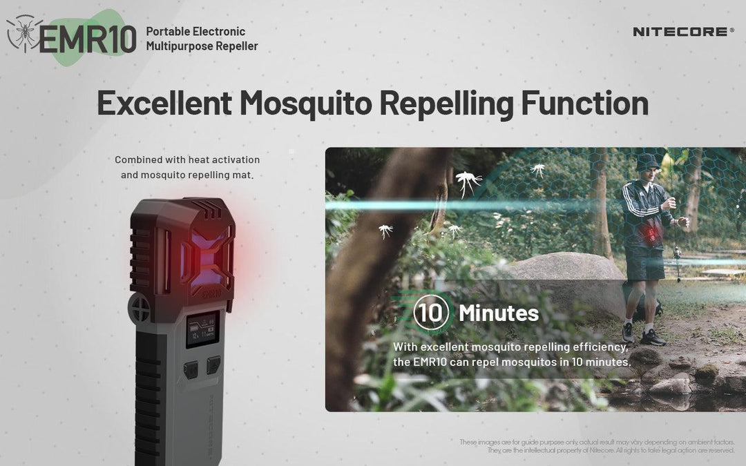 EMR10 Electronic Mosquito Repellent - Nitecore Singapore