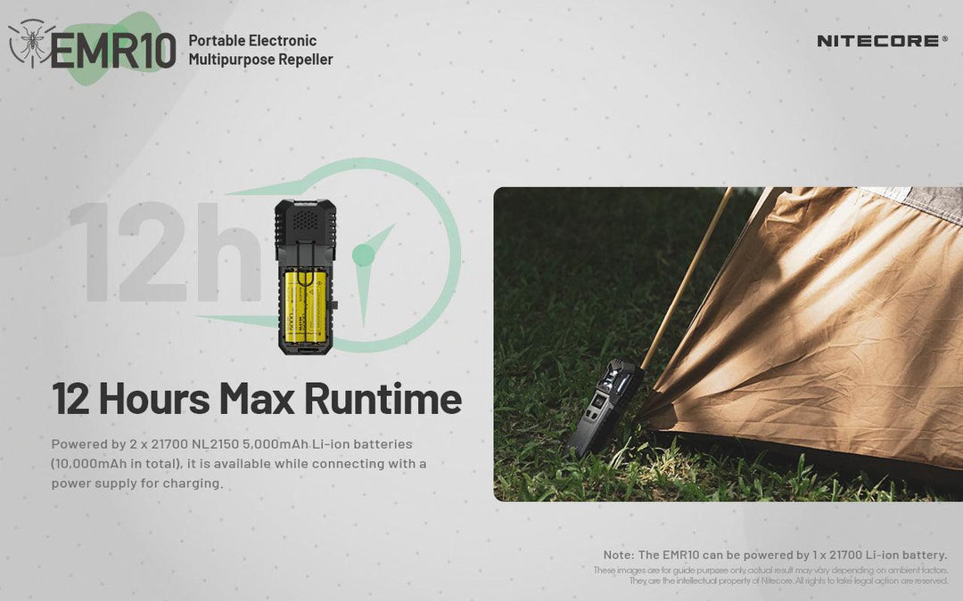 EMR10 Electronic Mosquito Repellent - Nitecore Singapore