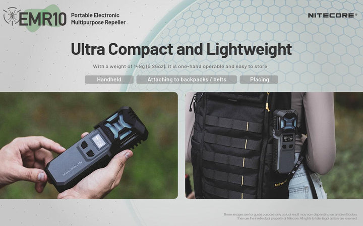 EMR10 Electronic Mosquito Repellent - Nitecore Singapore