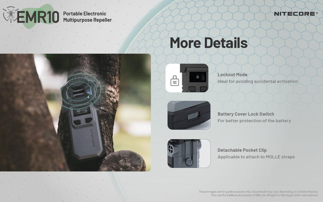 EMR10 Electronic Mosquito Repellent - Nitecore Singapore