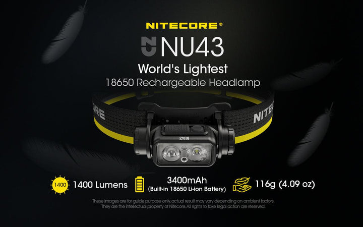 NU43 - 1400 lumens - Nitecore Singapore