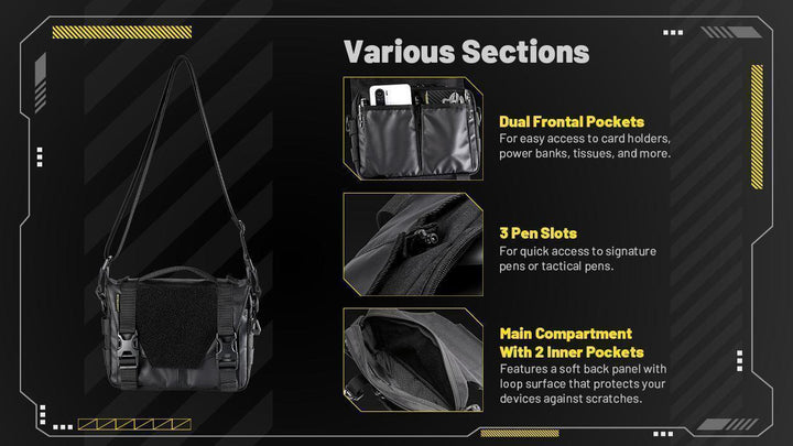 SLB05 Modular Sling Bag - 2L Capacity - Nitecore Singapore