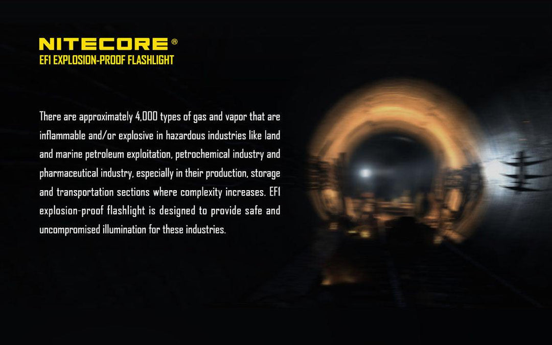 EF1 - 830 lumens - Nitecore Singapore