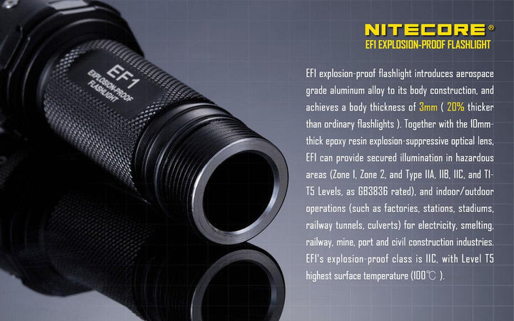 EF1 - 830 lumens - Nitecore Singapore