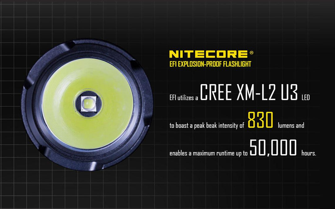 EF1 - 830 lumens - Nitecore Singapore