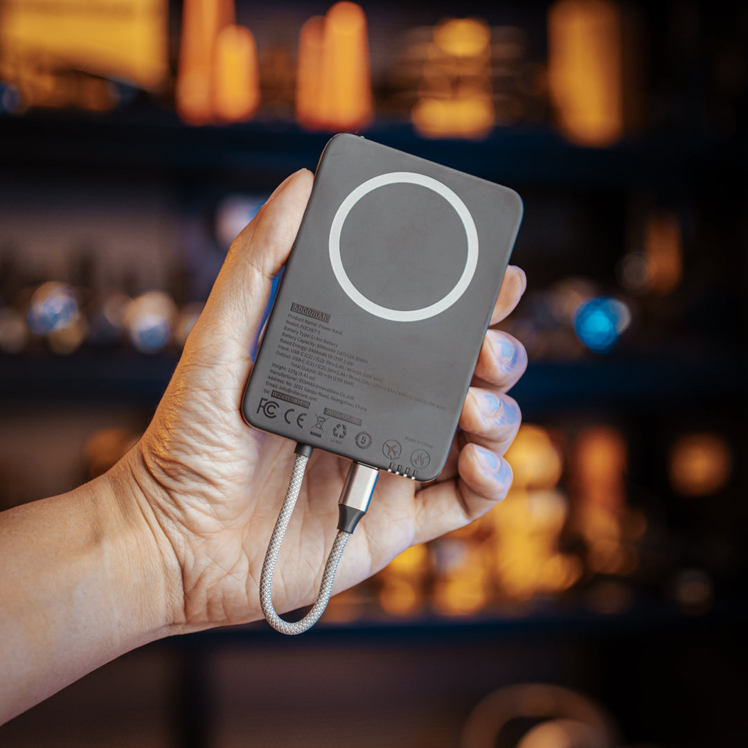 Pocket 5 Magnetic USB-C Power Bank (5,000mAh 22.5W)