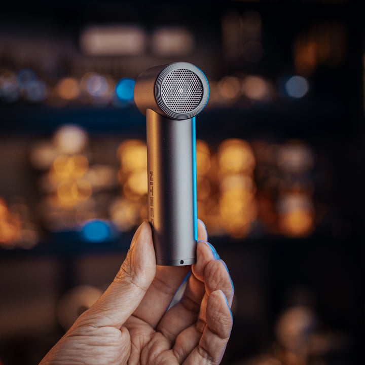 NEF01 (Black) - Mini High-Speed Handheld Fan (4,000mAh)