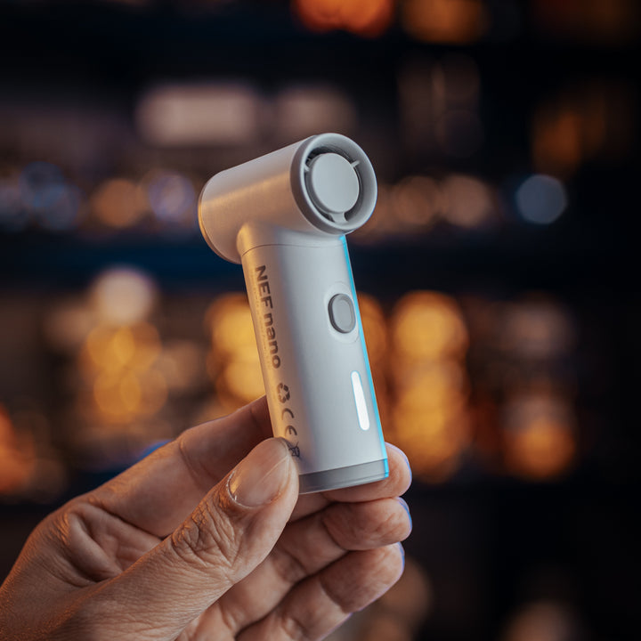 NEF Nano - Palm-Sized High-Speed Handheld Fan