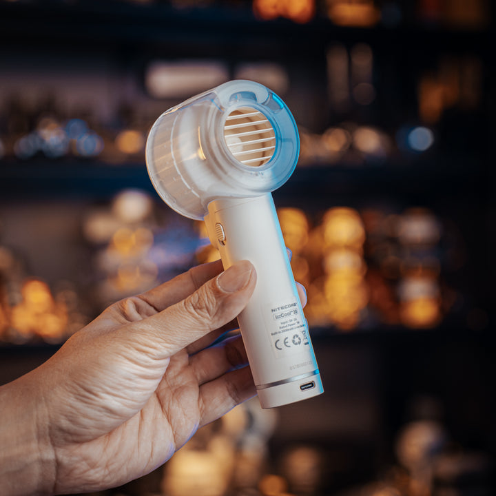 izzCool 20 (White) - Handheld Air Conditioner Fan (2,000mAh)