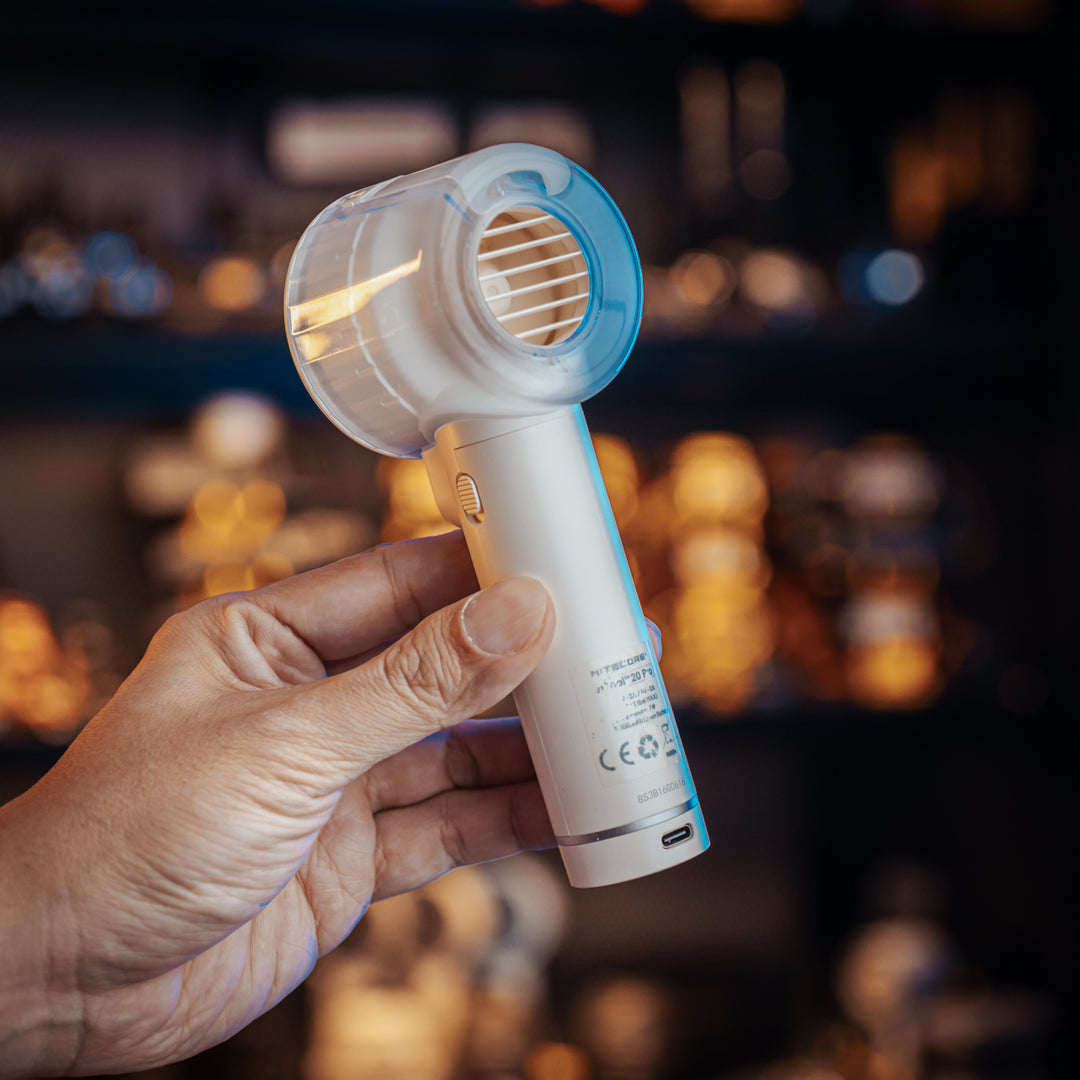 izzCool 20 PRO (White) - Handheld Air Conditioner Fan (5,000mAh)