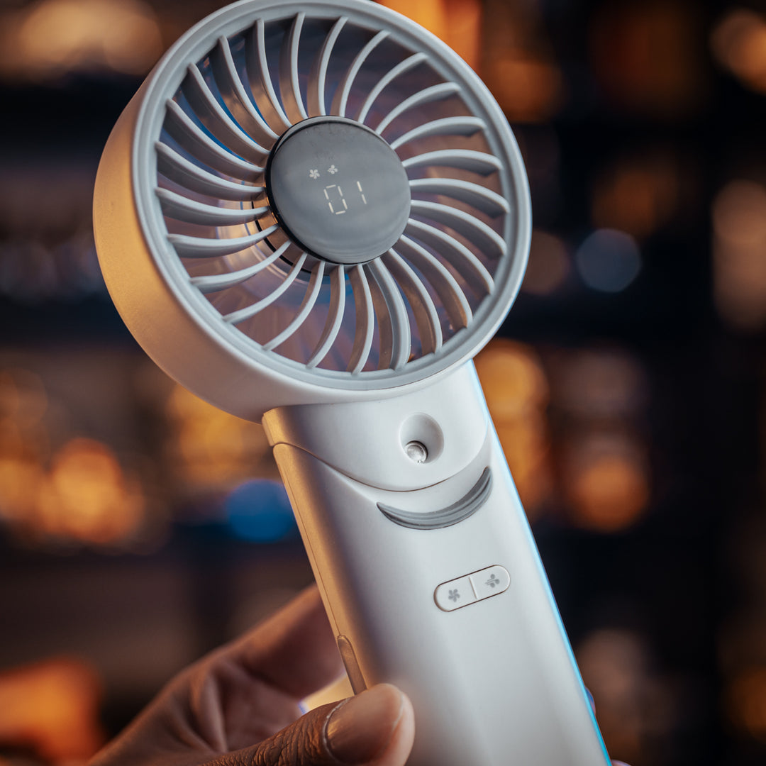 izzCool 30 (White) - Foldable Air Conditioner Fan (3,500mAh)