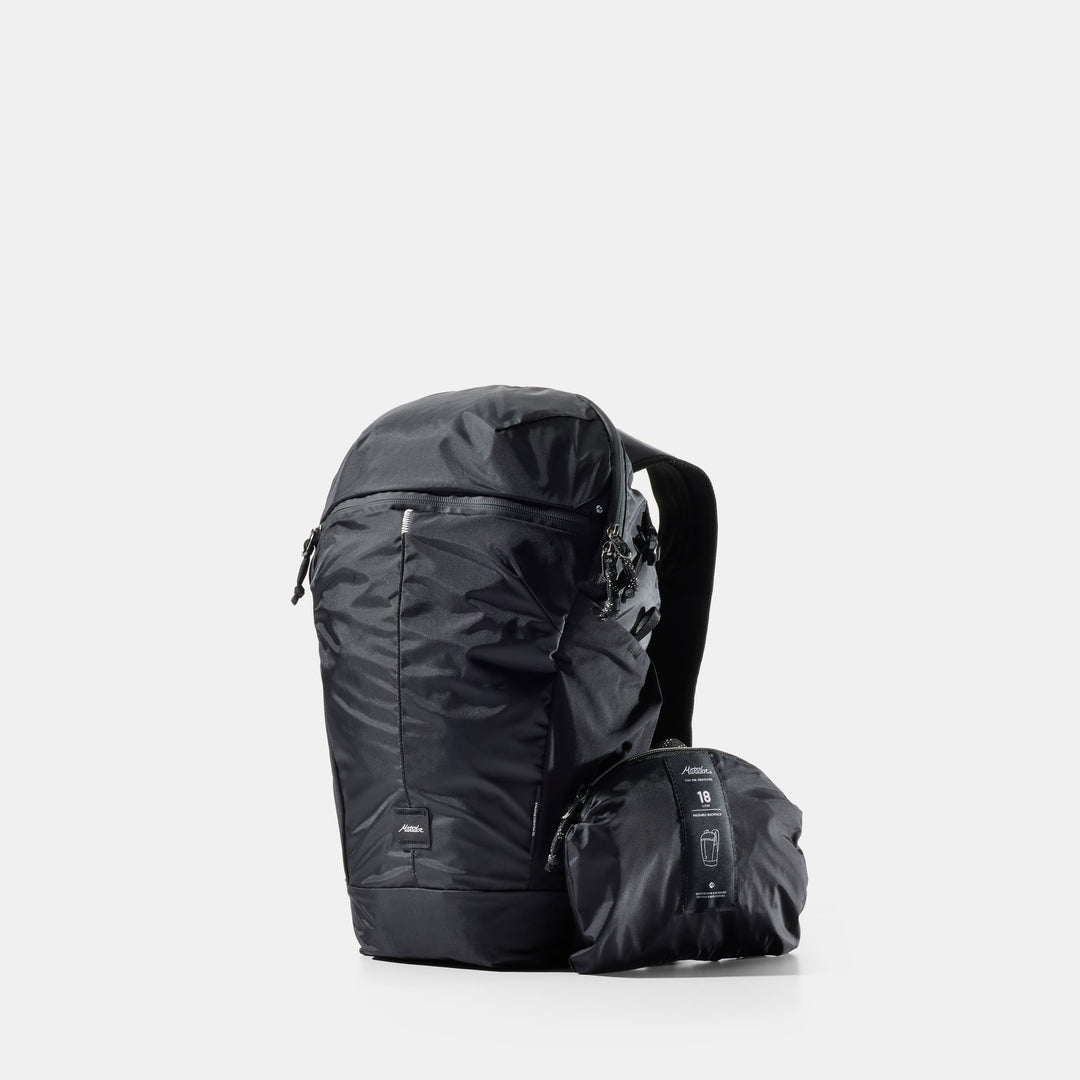 Matador 18L Zipper Packable Backpack - Black - view 1
