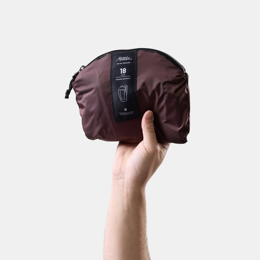 Matador 18L Zipper Packable Backpack - Garnet - view 7