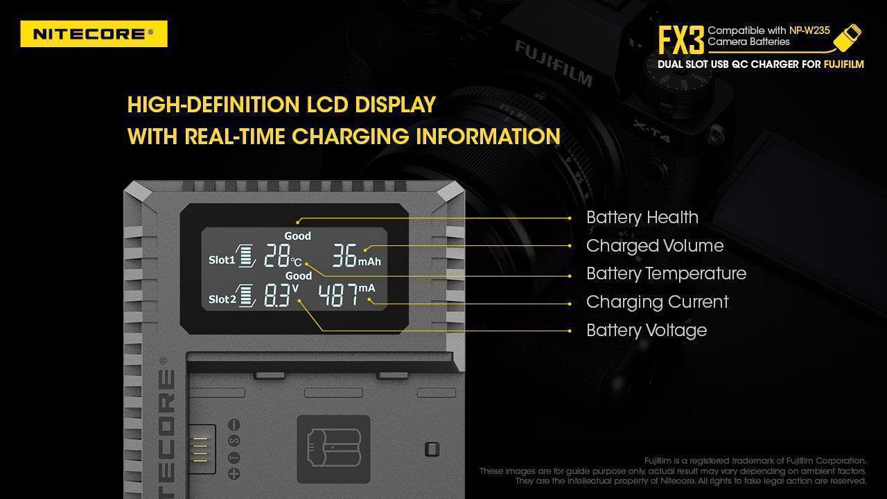 Nitecore FX3 Charger - Thumbnail 5