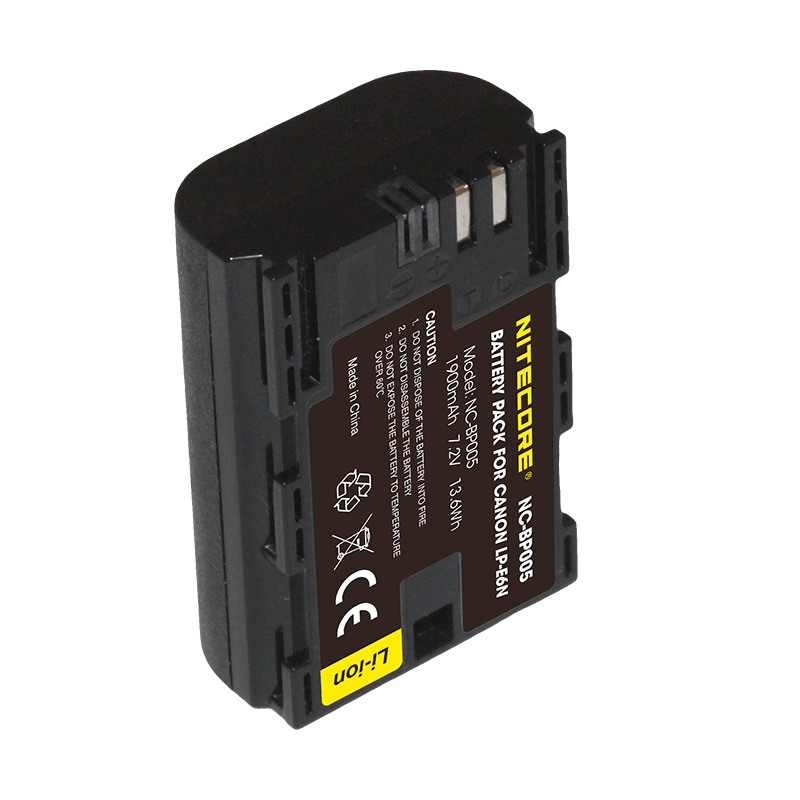 LP-E6N (1900mAh) Battery Pack for Canon (NC-BP005) - Nitecore Singapore