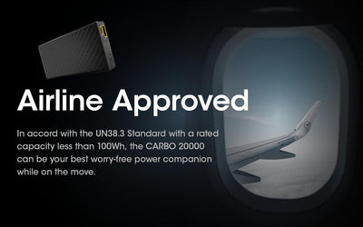 CARBO 20000 Carbon Fiber Energy Brick (20,000mAh 3A)