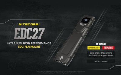 EDC27 - 3000 lumens (Bundle)