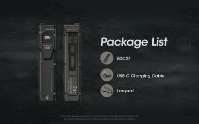 EDC27 - 3000 lumens (Bundle)