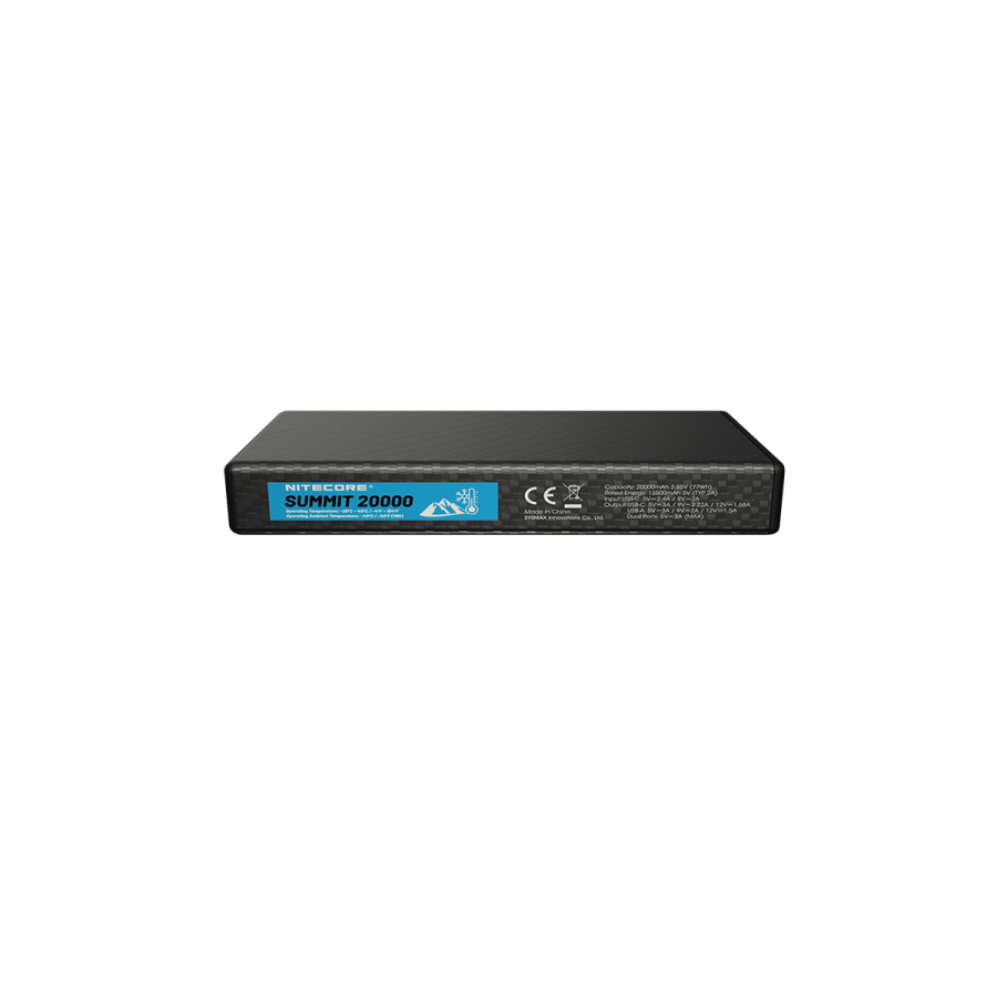 Summit 20000 - carbon fibre power bank - Nitecore Singapore