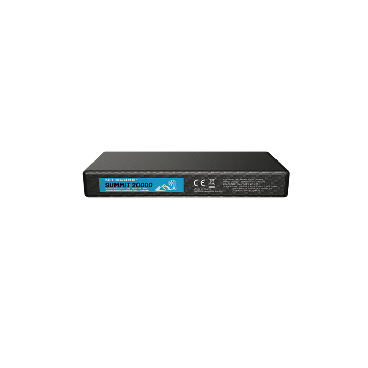 Summit 20000 - carbon fibre power bank - Nitecore Singapore