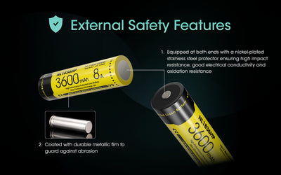 NL1836HP (18650 - 3600mAh - 8A)
