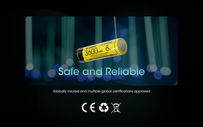 NL1836HP (18650 - 3600mAh - 8A)