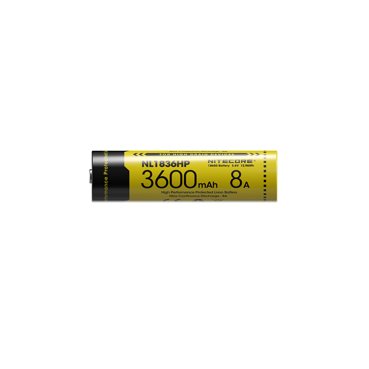 NL1836HP (18650 - 3600mAh - 8A)