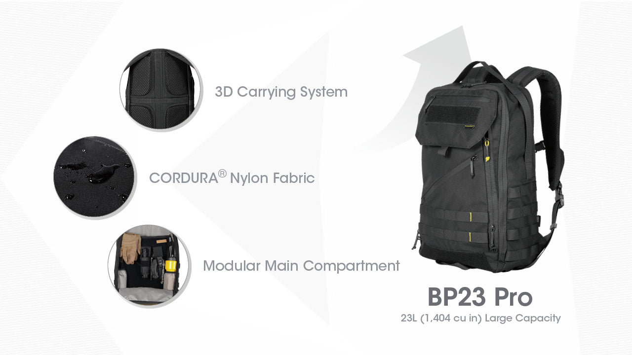 BP23 PRO QUICK ACCESS BACKPACK - 23L CAPACITY