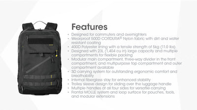BP23 PRO QUICK ACCESS BACKPACK - 23L CAPACITY