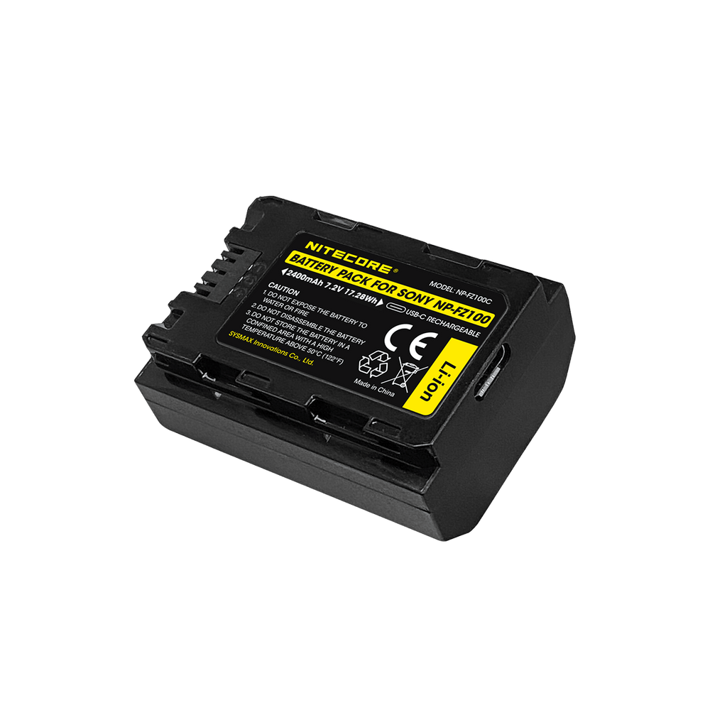 NP-FZ100C (2400mAh) Battery Pack for Sony - Nitecore Singapore