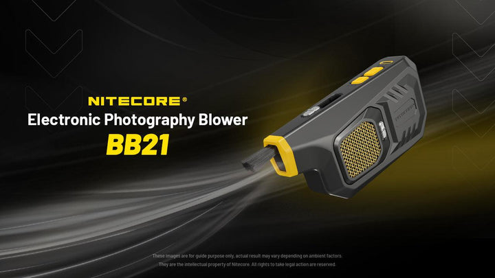 BB21 - Electronic Dust Blower (80km/h) - Nitecore Singapore