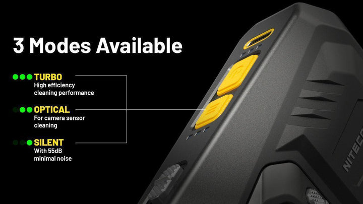 BB21 - Electronic Dust Blower (80km/h) - Nitecore Singapore