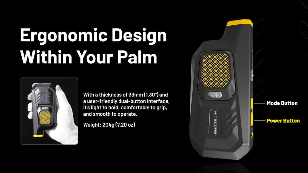 BB21 - Electronic Dust Blower (80km/h) - Nitecore Singapore