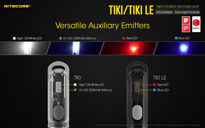 TIKI LE - 300 lumens - Nitecore Singapore
